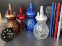 SABA – HOOKAH – SMALL SERIES – CARRYING BAG INCLUDED – VARIOUS COLORS – 1CT – DSB8 – [MSRP: $50]
