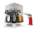 SCORCH – TORCH LIGHTERS – 45 DEGREE PULL BUTTON SMOOTH CURVE – ASSORTED COLORS – 6CT DISPLAY – 61457 – [MSRP: $22 EACH]