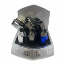 SCORCH – TORCH LIGHTERS – 4T WITH ADJUSTABLE HEAD ASSORTED COLOR – 9CT DISPLAY – 61536 – [MSRP: $17 EACH]