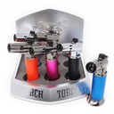 SCORCH – TORCH LIGHTERS – DUAL FUNCTION SINGLE & DOUBLE – 6CT DISPLAY – 61573 – [MSRP: $22 EACH]