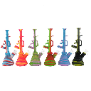 AK47 HYBRID DRY RIG – SILICON WATER PIPES – MULTI-COLOR – 1CT – SL105 – [MSRP: $45]