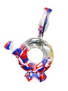 DAB DONUT HYBRID BONG – SILICON WATER PIPES – 1CT – SL200 – [MSRP: $61.50]