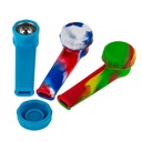METAL BOWL & LID – SILICON HAND PIPES – 1CT – SL244 – [MSRP: $12.50]