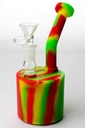 MINI HYBRID DRY RIG – SILICON WATER PIPES – MULTI-COLOR – 1CT – SL102 – [MSRP: $14]