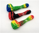 CLASSIC SPOON PIPE – SILICON HAND PIPES – MULTI-COLOR – 1CT – SL15 – [MSRP: $11]