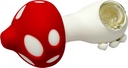 MUSHROOM NOVELTY PIPE – SILICON HAND PIPES – 1CT – SL236 – [MSRP: $10]