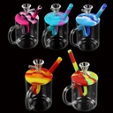 MUG HYBRID BONG – SILICON WATER PIPES – 1CT – SL246 – [MSRP: $37.50]