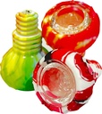 HYBRID SILICONE & GLASS BOWL – SILICON ACCESSORIES – 1CT – SL257 – [MSRP: $7.50]
