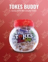 TOKES BUDDY – TIPS & FILTERS – GLASS – MIXED COLORS – JAR – 100 CT – 1UNIT – [MSRP: $2.50 EACH]