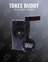 TOKES BUDDY – GRINDERS – WITH METAL DUGOUT – BLACK – 1CT – TBDO-BK – [MSRP: $21.50]