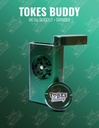 TOKES BUDDY – GRINDERS – WITH METAL DUGOUT – GREEN – 1CT – TBDO-GN – [MSRP: $21.50]