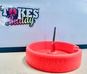 TOKES BUDDY – ASHTRAY – FLAME RESISTANT SILICONE – 1CT – [MSRP: $6.50]