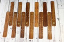 HANDCRAFTED – WOODEN INCENSE HOLDER – ACCESSORIES – FLAT STICK STYLE – 1CT – [MSRP: $2.50]
